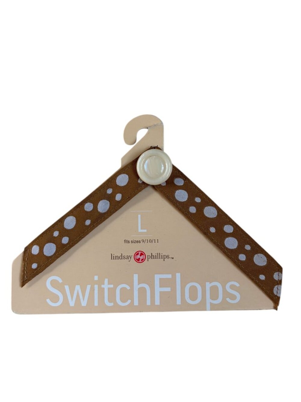 Lindsay Phillips SwitchFlops Interchangeable Printed Straps (Brown / White)